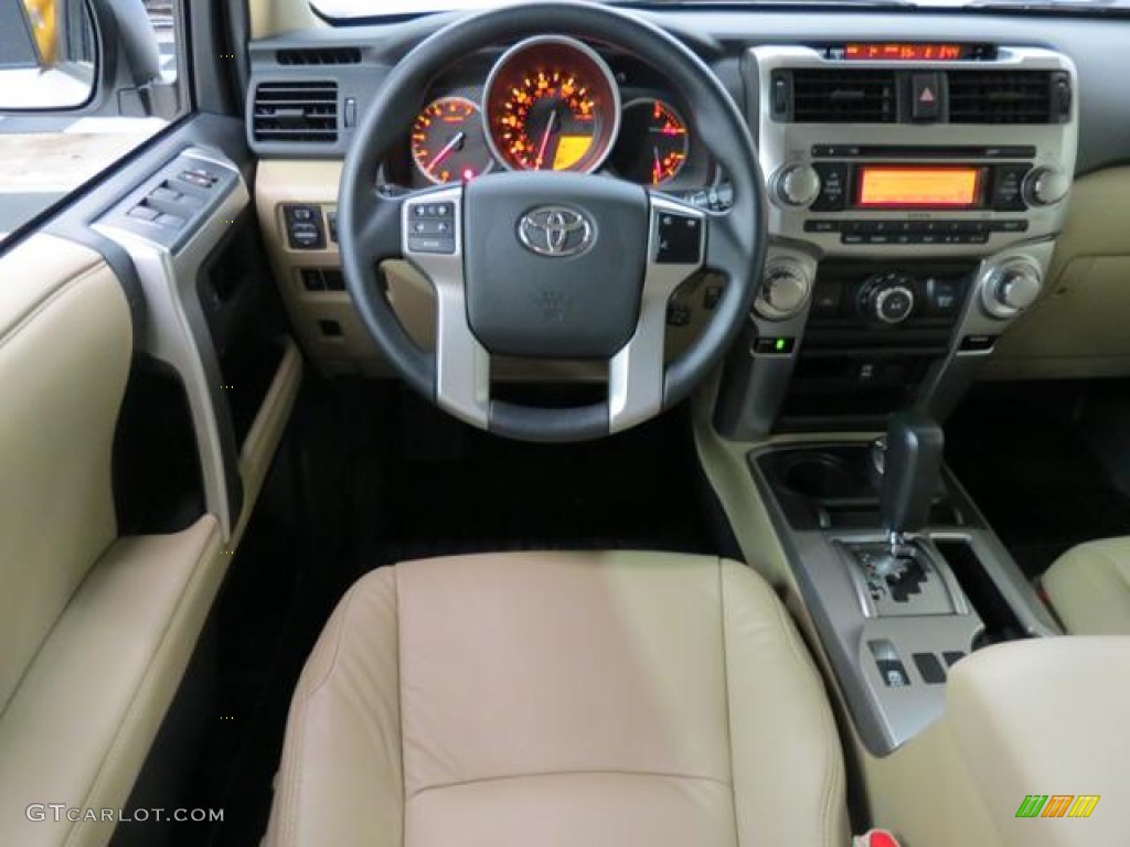 2013 4Runner Limited 4x4 - Blizzard White Pearl / Sand Beige Leather photo #5