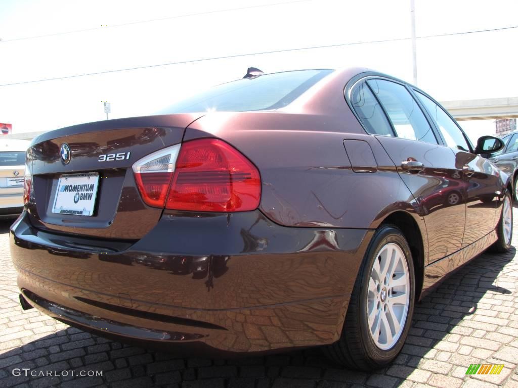 2006 3 Series 325i Sedan - Barrique Red Metallic / Beige photo #5