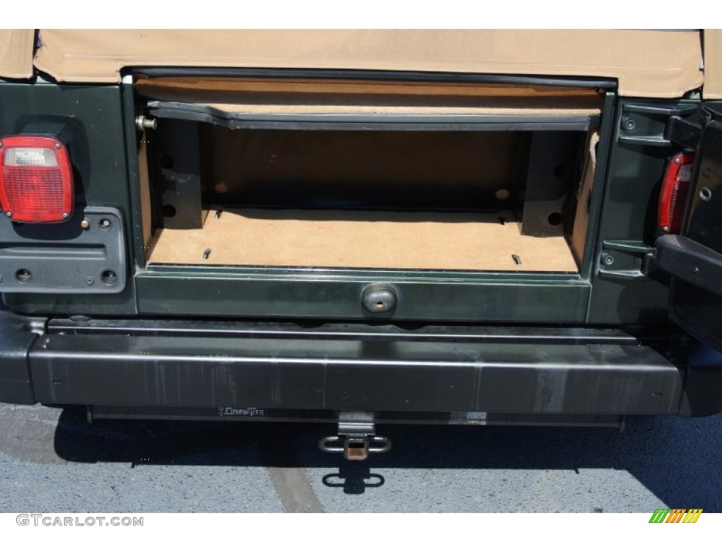 1998 Wrangler Sahara 4x4 - Moss Green Pearl / Green/Khaki photo #16