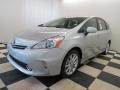 2013 Classic Silver Metallic Toyota Prius v Five Hybrid  photo #3