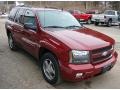 2008 Dark Cherry Metallic Chevrolet TrailBlazer LT 4x4  photo #10