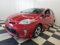 2013 Barcelona Red Metallic Toyota Prius Four Hybrid  photo #3