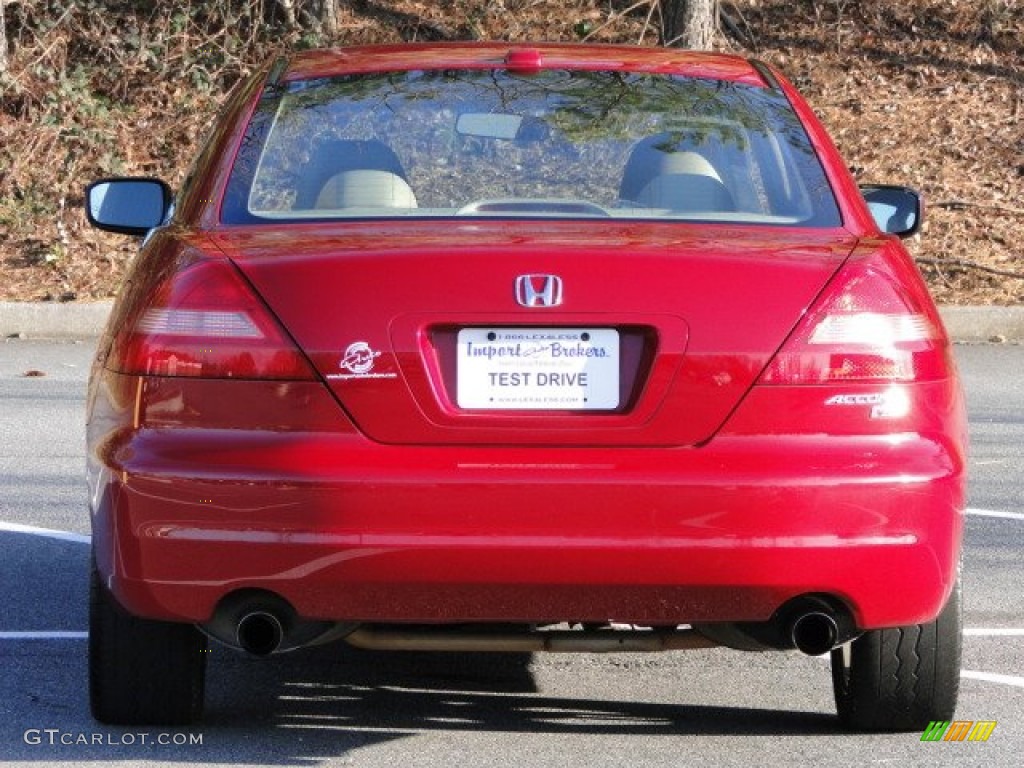 2004 Accord EX Coupe - San Marino Red Pearl / Ivory photo #9
