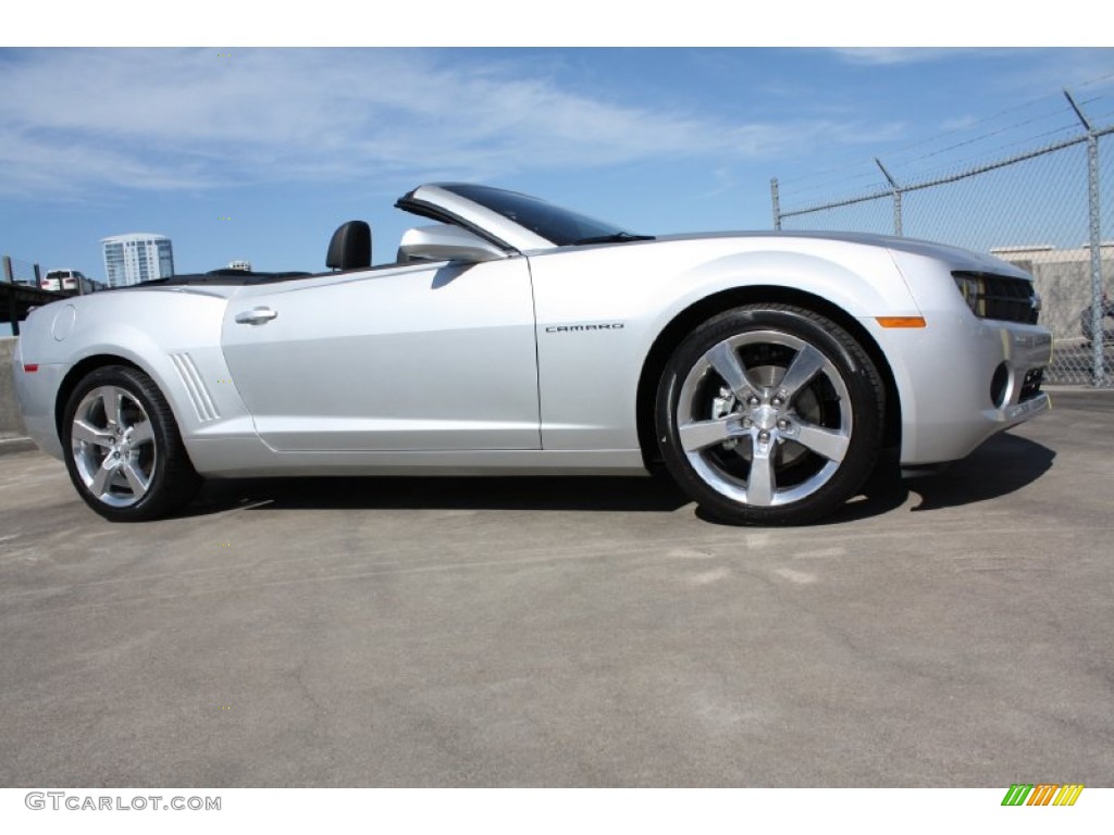 Silver Ice Metallic 2011 Chevrolet Camaro LT/RS Convertible Exterior Photo #78051639