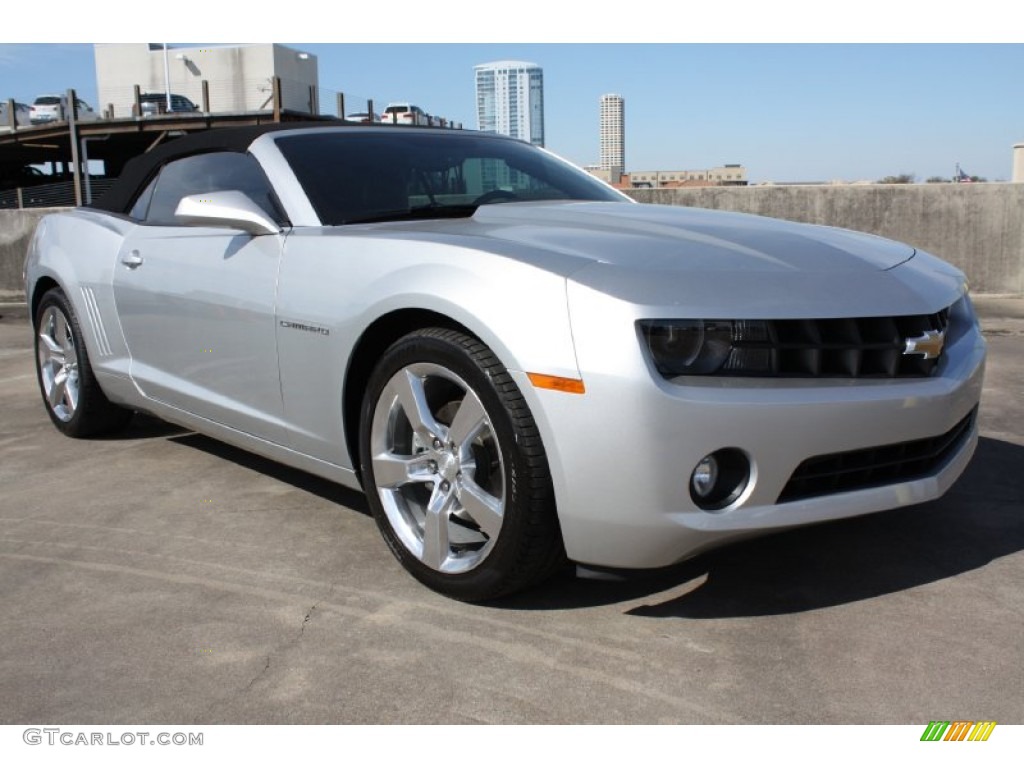 Silver Ice Metallic 2011 Chevrolet Camaro LT/RS Convertible Exterior Photo #78051688