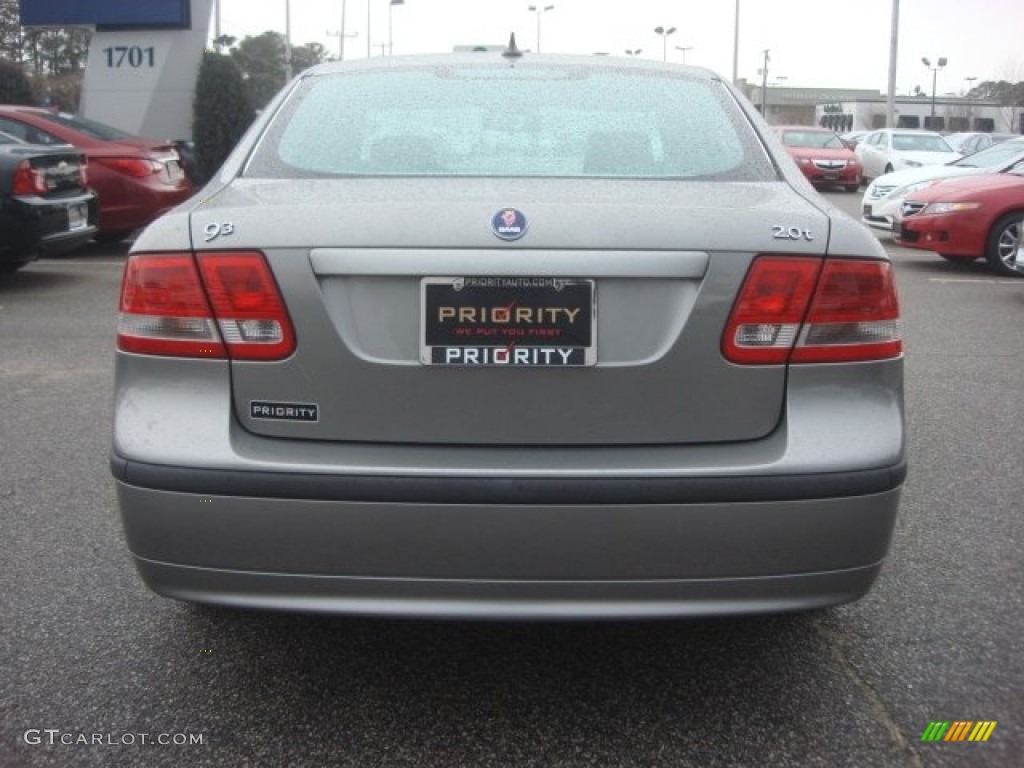 2003 9-3 Linear Sport Sedan - Steel Grey Metallic / Charcoal Grey photo #5