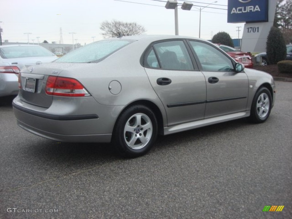2003 9-3 Linear Sport Sedan - Steel Grey Metallic / Charcoal Grey photo #6