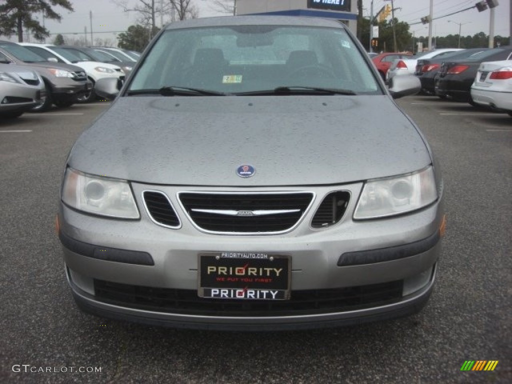2003 9-3 Linear Sport Sedan - Steel Grey Metallic / Charcoal Grey photo #9