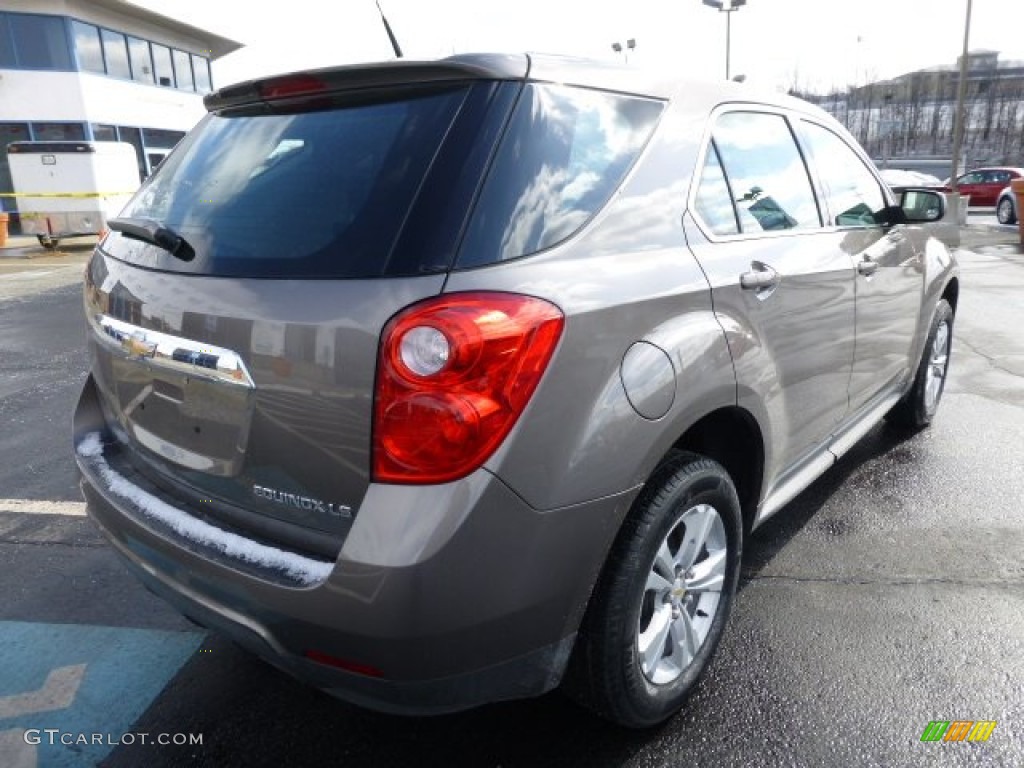 2010 Equinox LS - Mocha Steel Metallic / Jet Black/Light Titanium photo #3