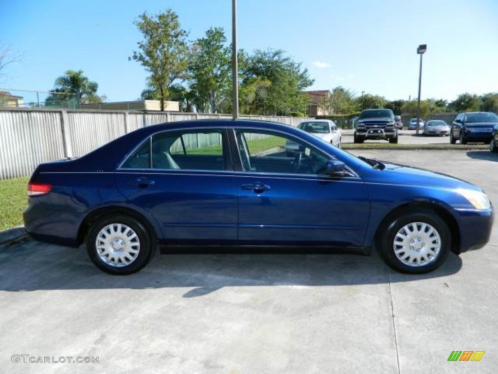 2003 Accord LX Sedan - Eternal Blue Pearl / Gray photo #2