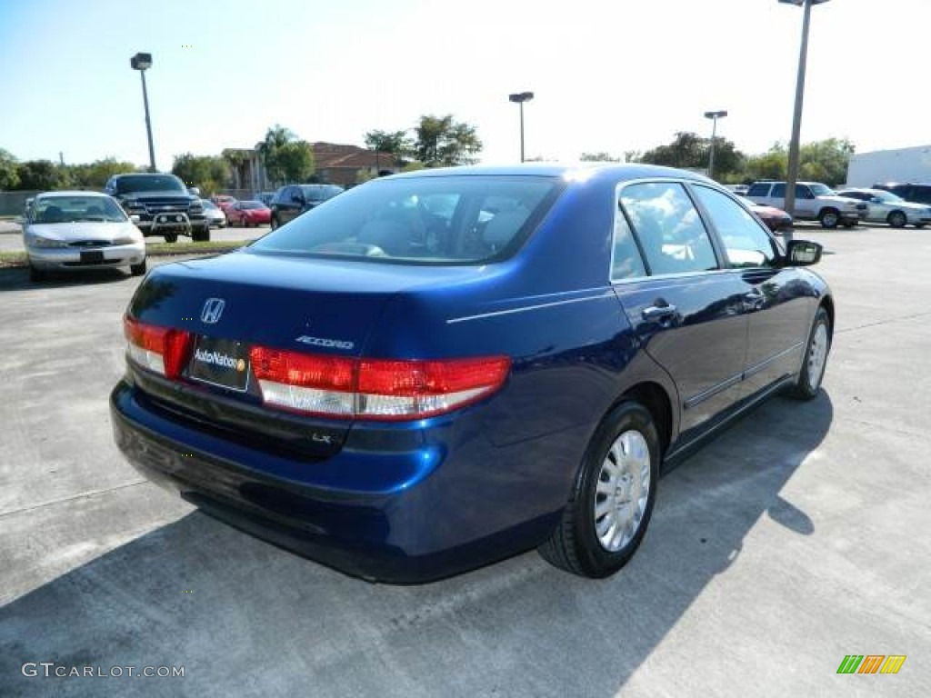 2003 Accord LX Sedan - Eternal Blue Pearl / Gray photo #3