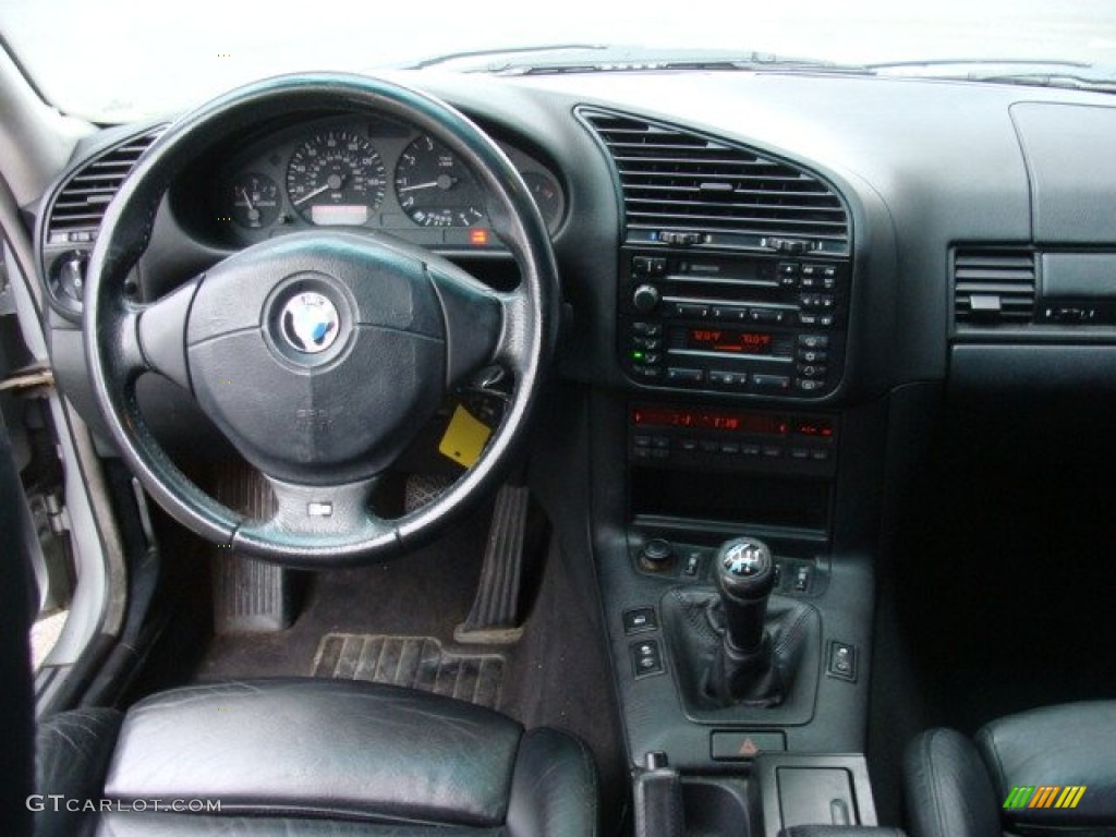 1999 BMW 3 Series 328i Coupe Black Dashboard Photo #78054276