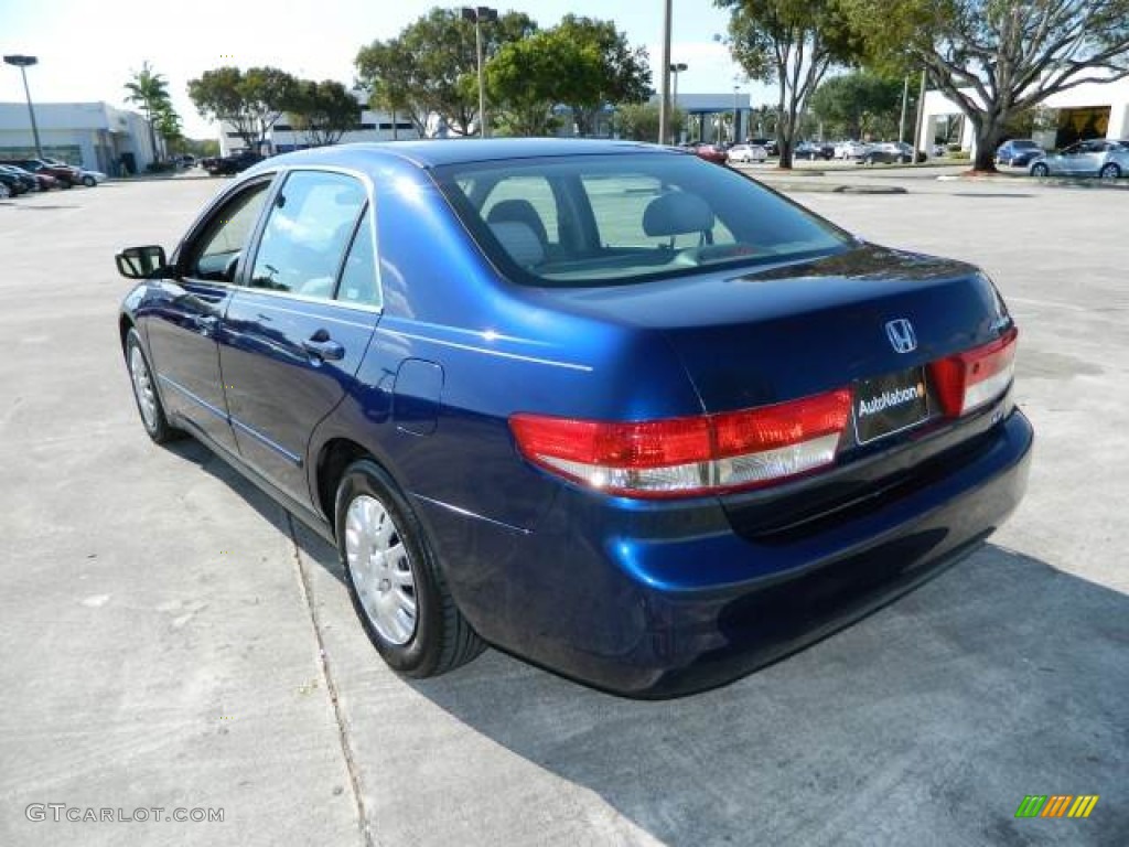 2003 Accord LX Sedan - Eternal Blue Pearl / Gray photo #5