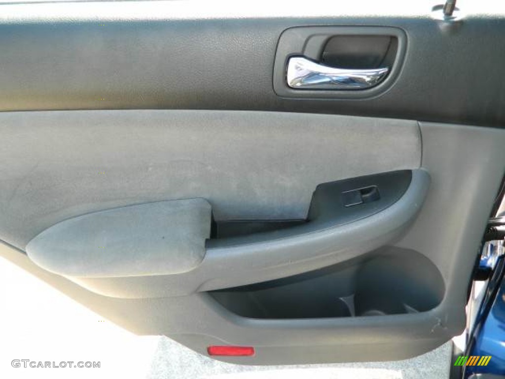 2003 Accord LX Sedan - Eternal Blue Pearl / Gray photo #14
