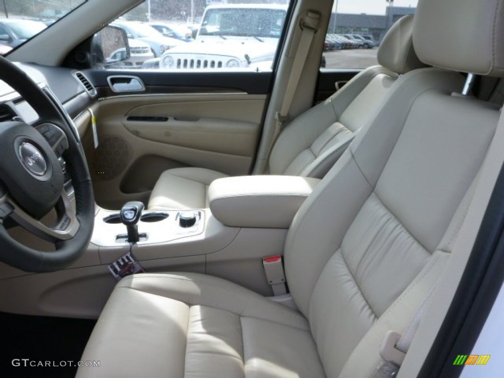 New Zealand Black/Light Frost Interior 2014 Jeep Grand Cherokee Limited 4x4 Photo #78054794