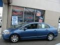 2007 Atomic Blue Metallic Honda Civic LX Sedan  photo #3