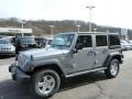 2013 Billet Silver Metallic Jeep Wrangler Unlimited Sport S 4x4  photo #1