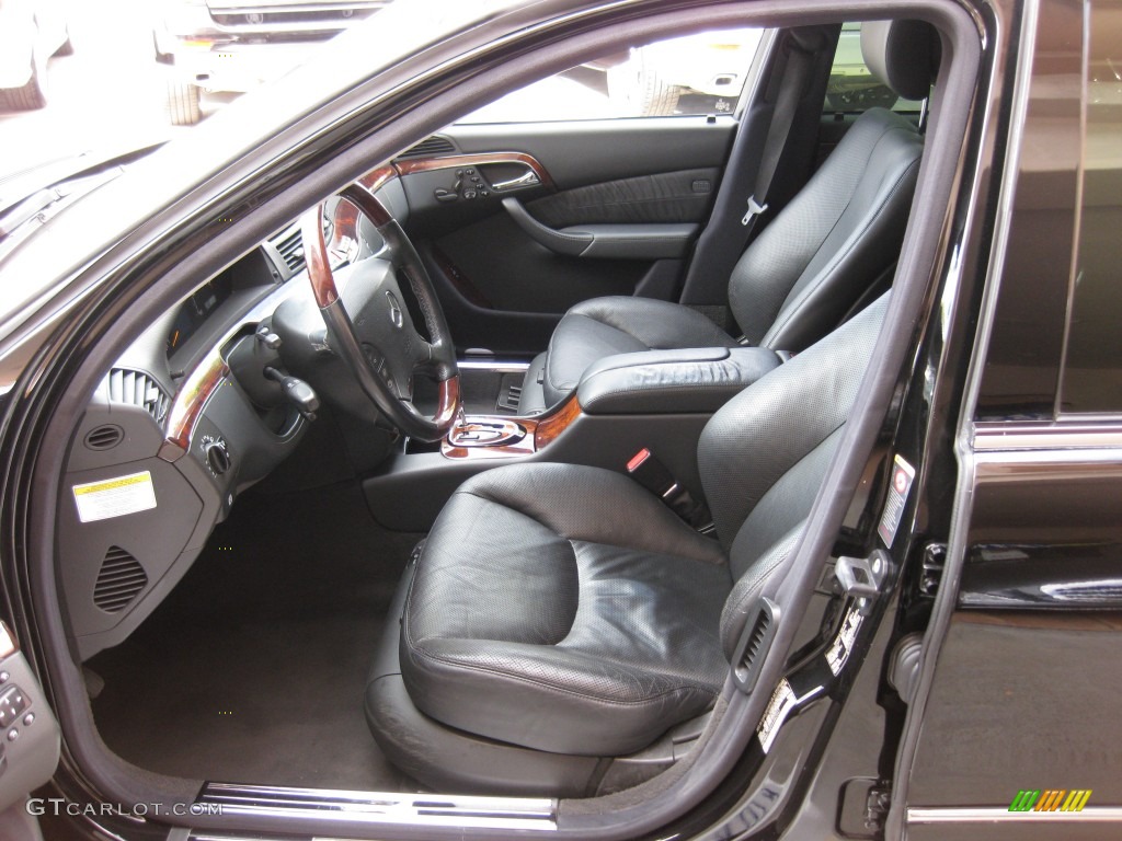 Charcoal Interior 2006 Mercedes-Benz S 500 Sedan Photo #78056003