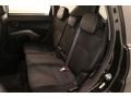 2009 Mitsubishi Outlander Black Interior Rear Seat Photo