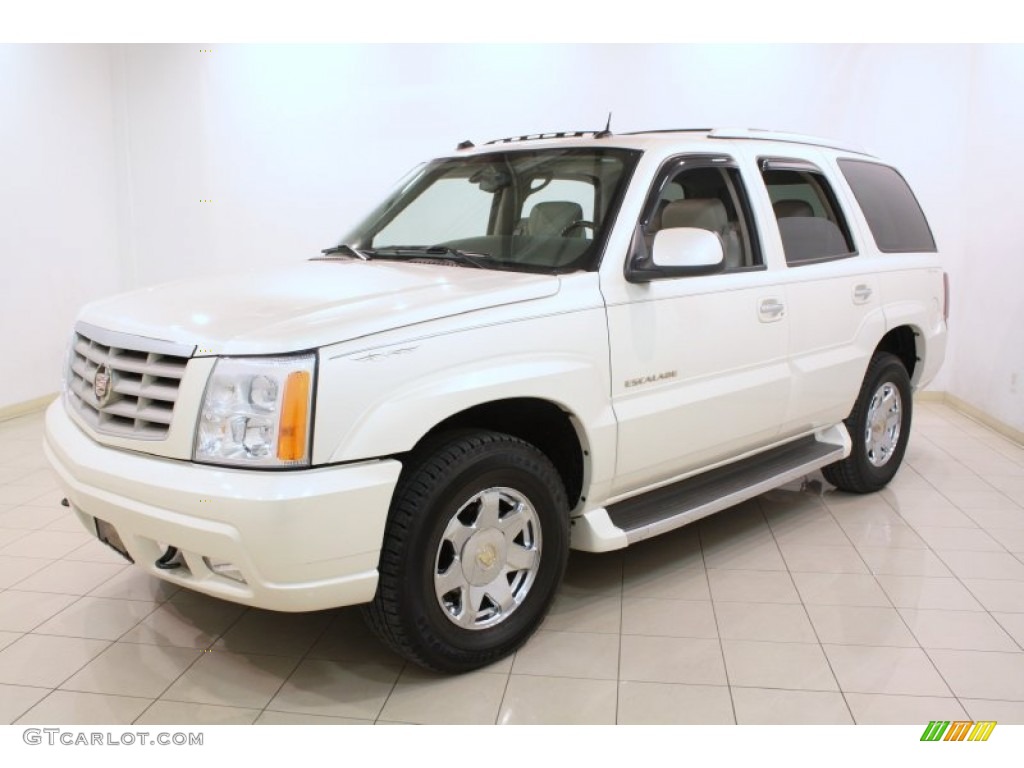 2005 Escalade AWD - White Diamond / Shale photo #3