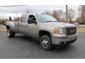 Steel Gray Metallic - Sierra 3500HD SLE Crew Cab 4x4 Dually Photo No. 8