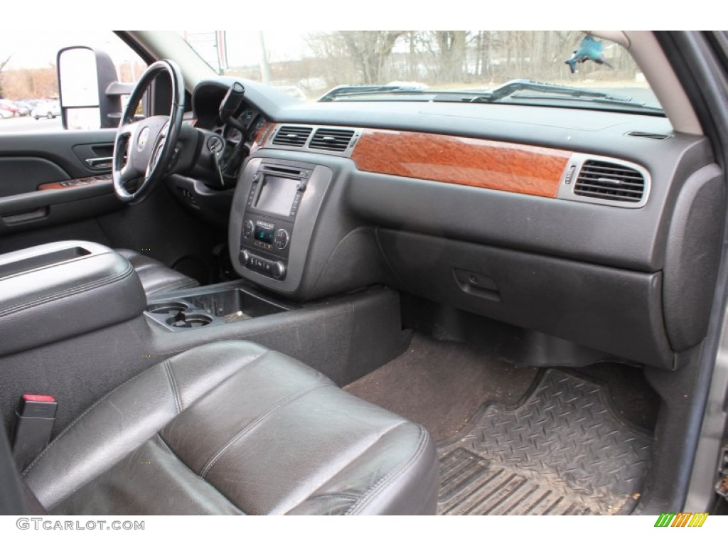 2008 GMC Sierra 3500HD SLE Crew Cab 4x4 Dually Ebony Dashboard Photo #78057126