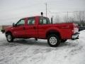 2006 Red Clearcoat Ford F250 Super Duty XLT Crew Cab 4x4  photo #6