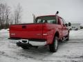 2006 Red Clearcoat Ford F250 Super Duty XLT Crew Cab 4x4  photo #10