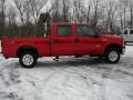 2006 Red Clearcoat Ford F250 Super Duty XLT Crew Cab 4x4  photo #13