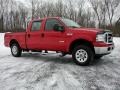 2006 Red Clearcoat Ford F250 Super Duty XLT Crew Cab 4x4  photo #15