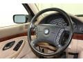 1999 BMW 5 Series Sand Beige Interior Steering Wheel Photo
