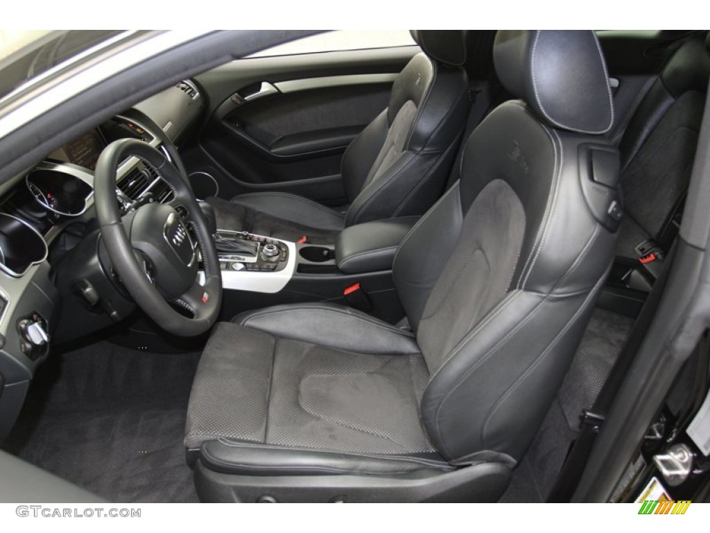 Black Interior 2011 Audi A5 2.0T quattro Coupe Photo #78060749