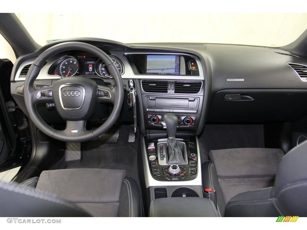 2011 Audi A5 2.0T quattro Coupe Black Dashboard Photo #78060770