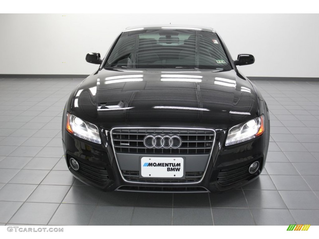 2011 A5 2.0T quattro Coupe - Brilliant Black / Black photo #6