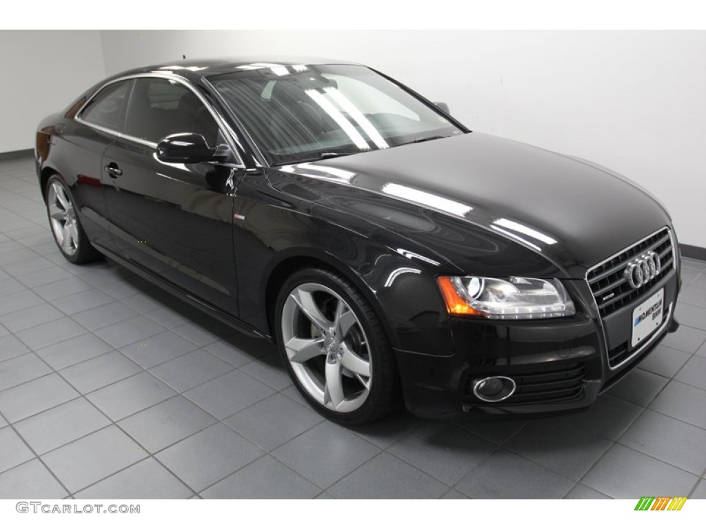 2011 A5 2.0T quattro Coupe - Brilliant Black / Black photo #8
