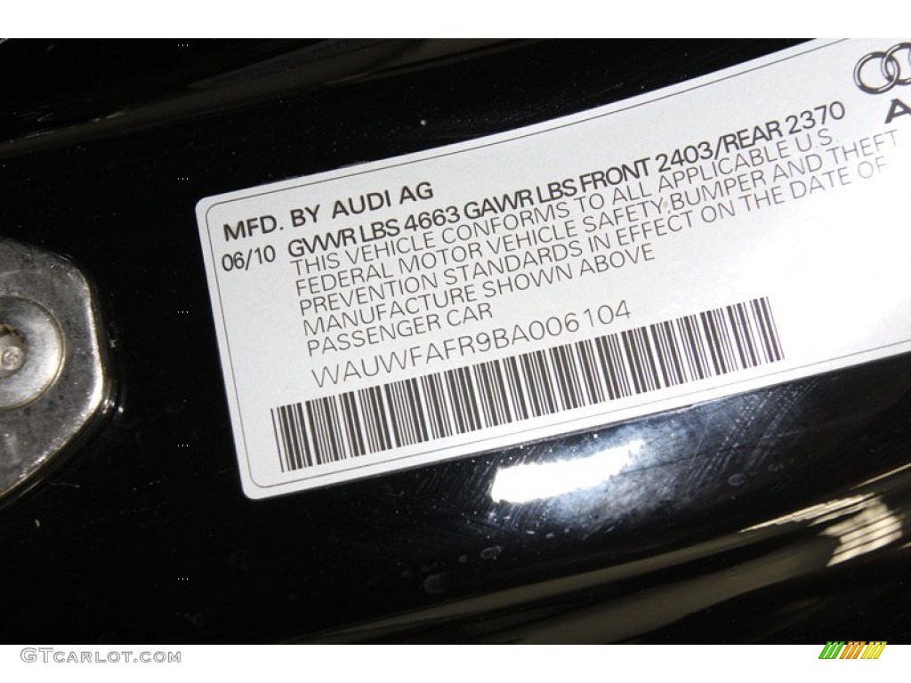 2011 A5 2.0T quattro Coupe - Brilliant Black / Black photo #10