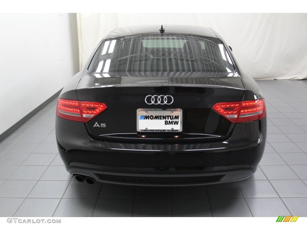 2011 A5 2.0T quattro Coupe - Brilliant Black / Black photo #12