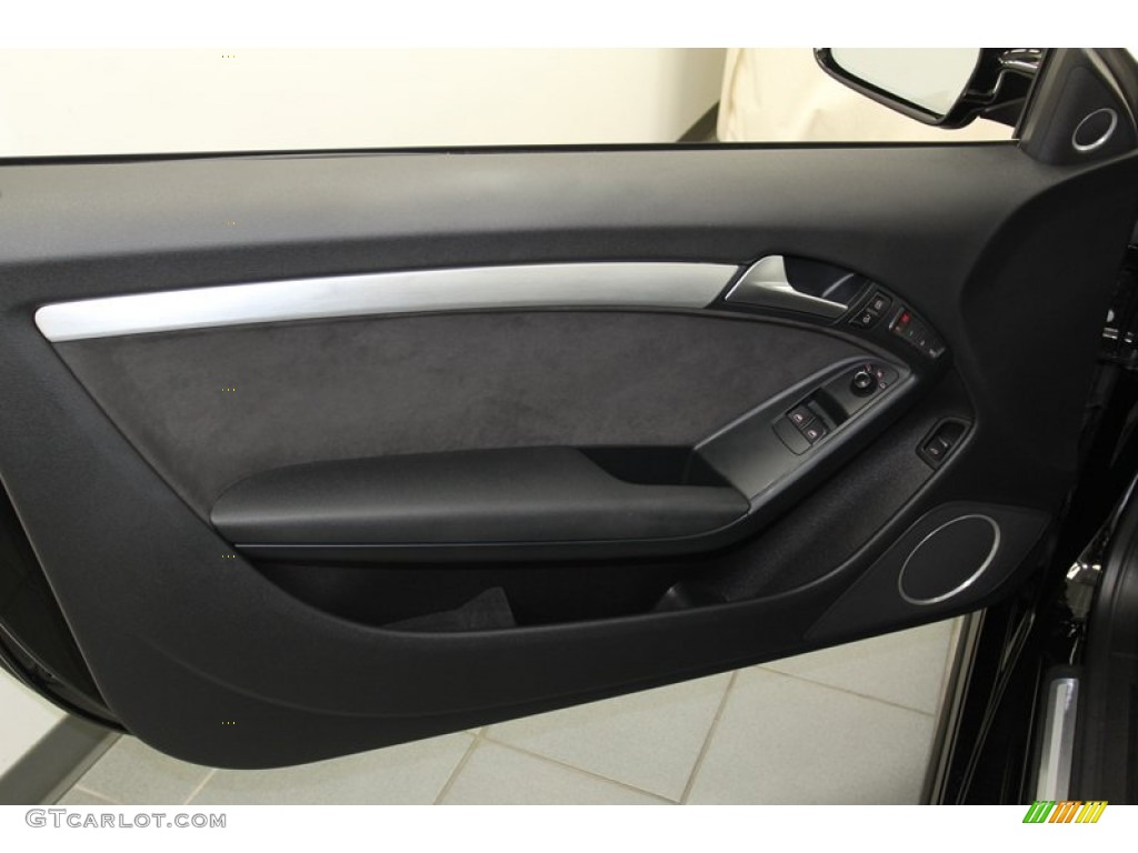 2011 Audi A5 2.0T quattro Coupe Black Door Panel Photo #78060972