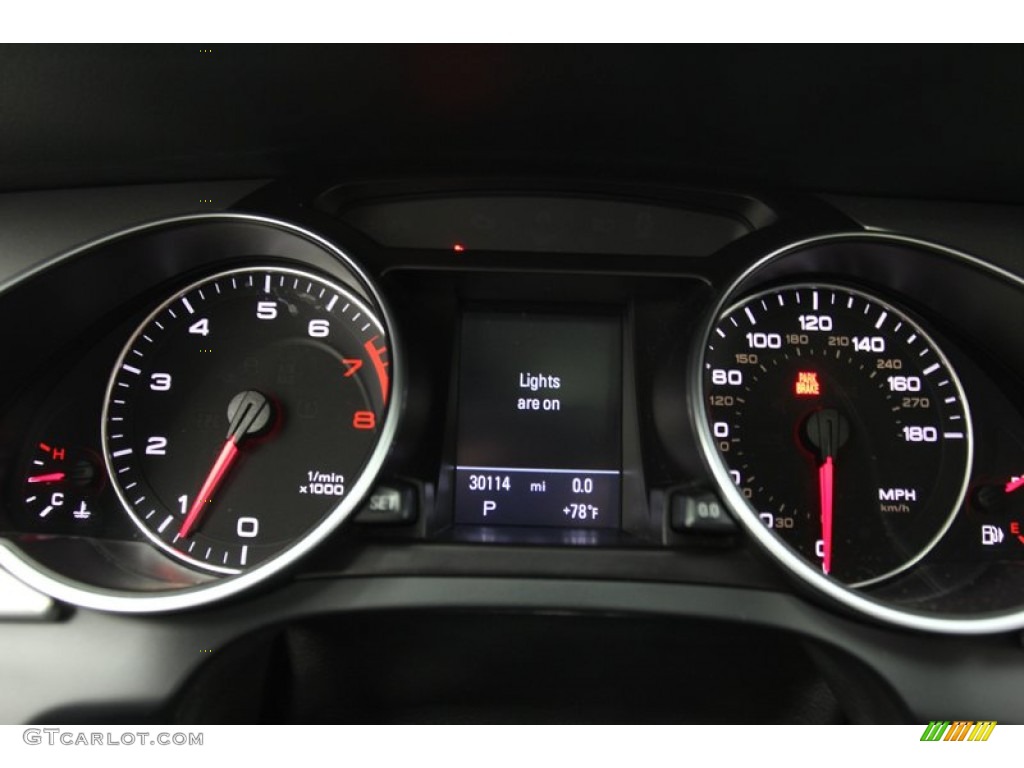 2011 Audi A5 2.0T quattro Coupe Gauges Photo #78061702