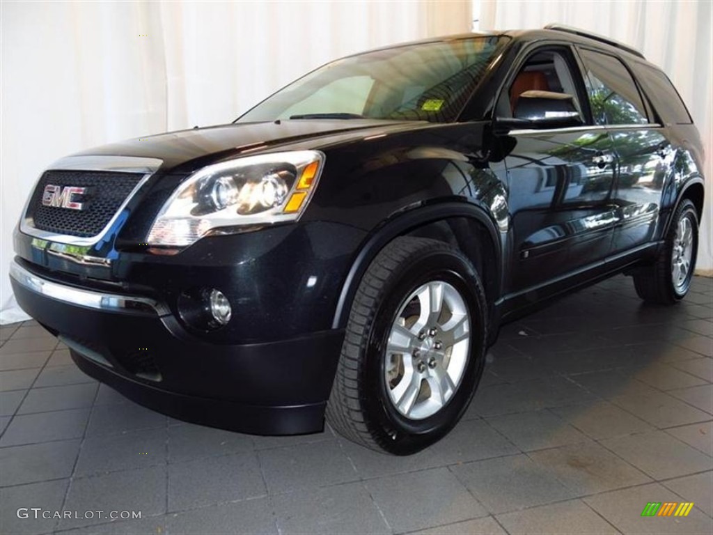 Carbon Black Metallic 2009 GMC Acadia SLT Exterior Photo #78061827