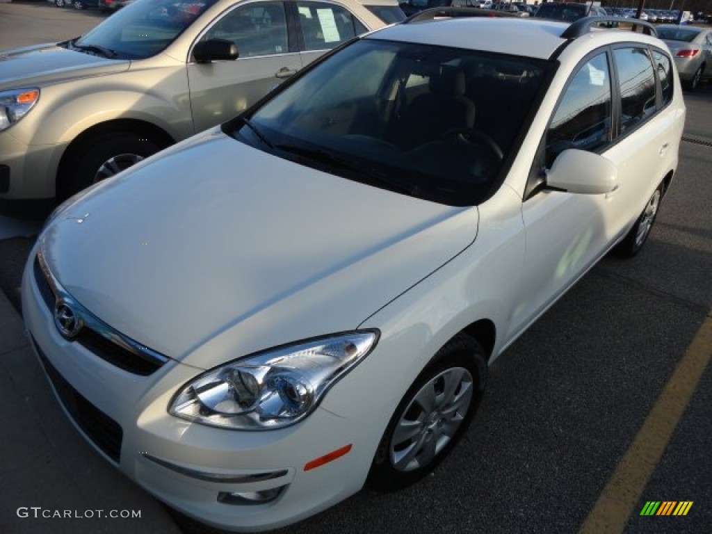 2010 Elantra Touring GLS - Nordic White / Black photo #1