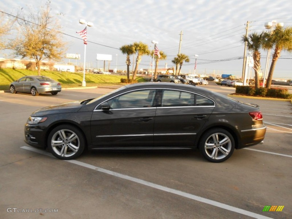 Black Oak Brown Metallic 2013 Volkswagen CC R-Line Exterior Photo #78063888