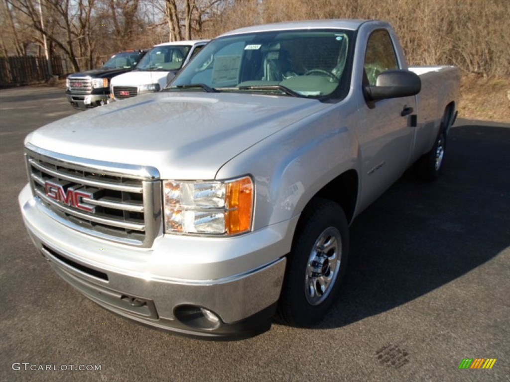 2013 Sierra 1500 Regular Cab - Quicksilver Metallic / Dark Titanium photo #1
