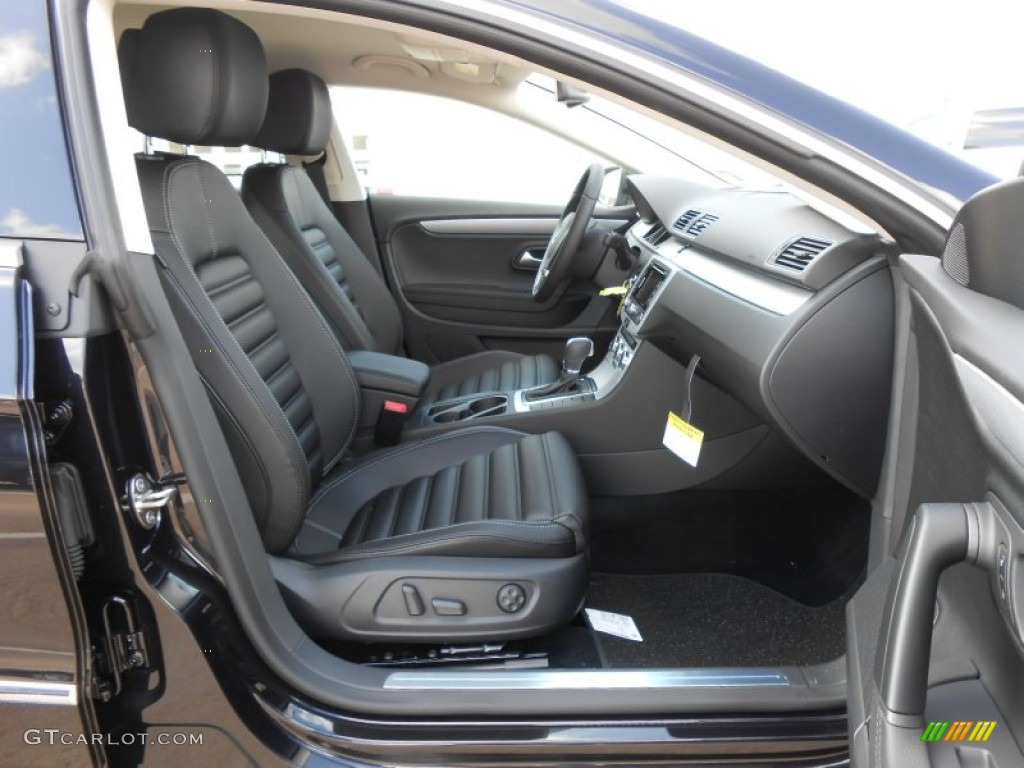 Black Interior 2013 Volkswagen CC R-Line Photo #78064083