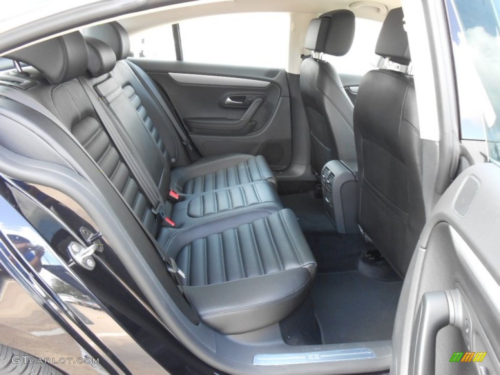 Black Interior 2013 Volkswagen CC R-Line Photo #78064098