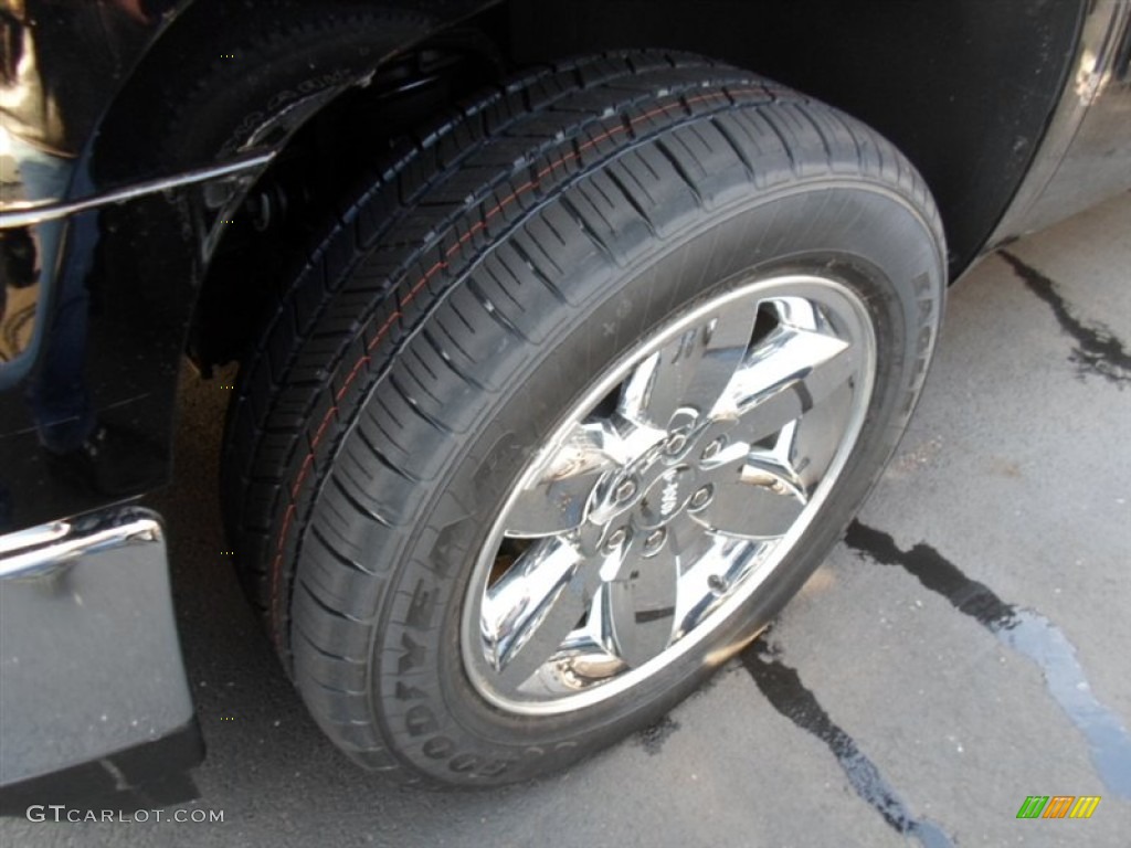 2013 Sierra 1500 SLE Extended Cab 4x4 - Onyx Black / Ebony photo #3