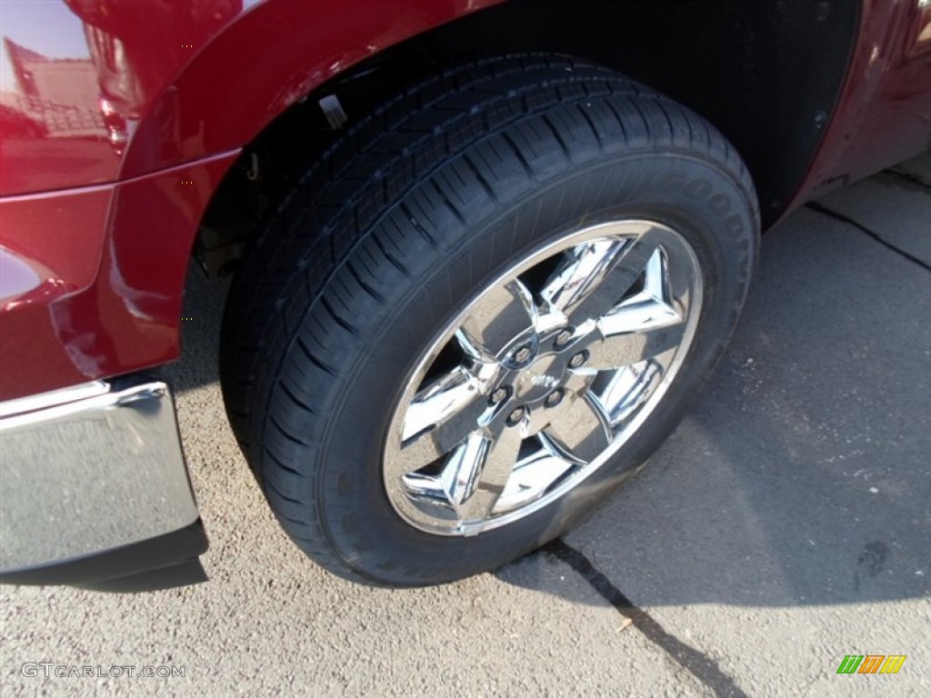 2013 Sierra 1500 SLE Extended Cab 4x4 - Sonoma Red Metallic / Ebony photo #3