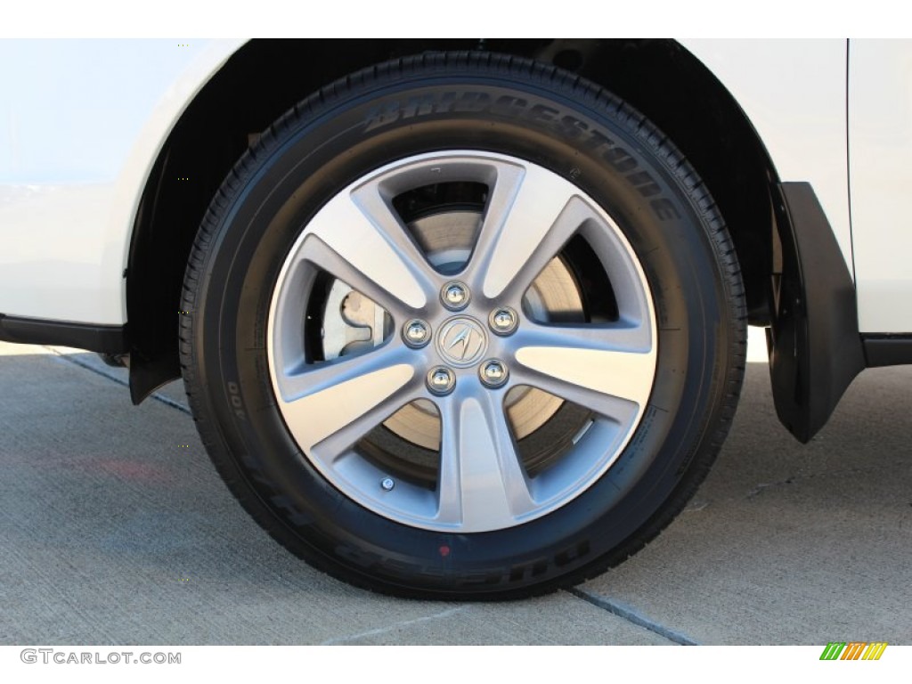 2013 MDX SH-AWD Technology - Aspen White Pearl / Parchment photo #12