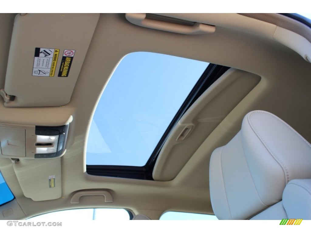 2013 MDX SH-AWD Technology - Aspen White Pearl / Parchment photo #25