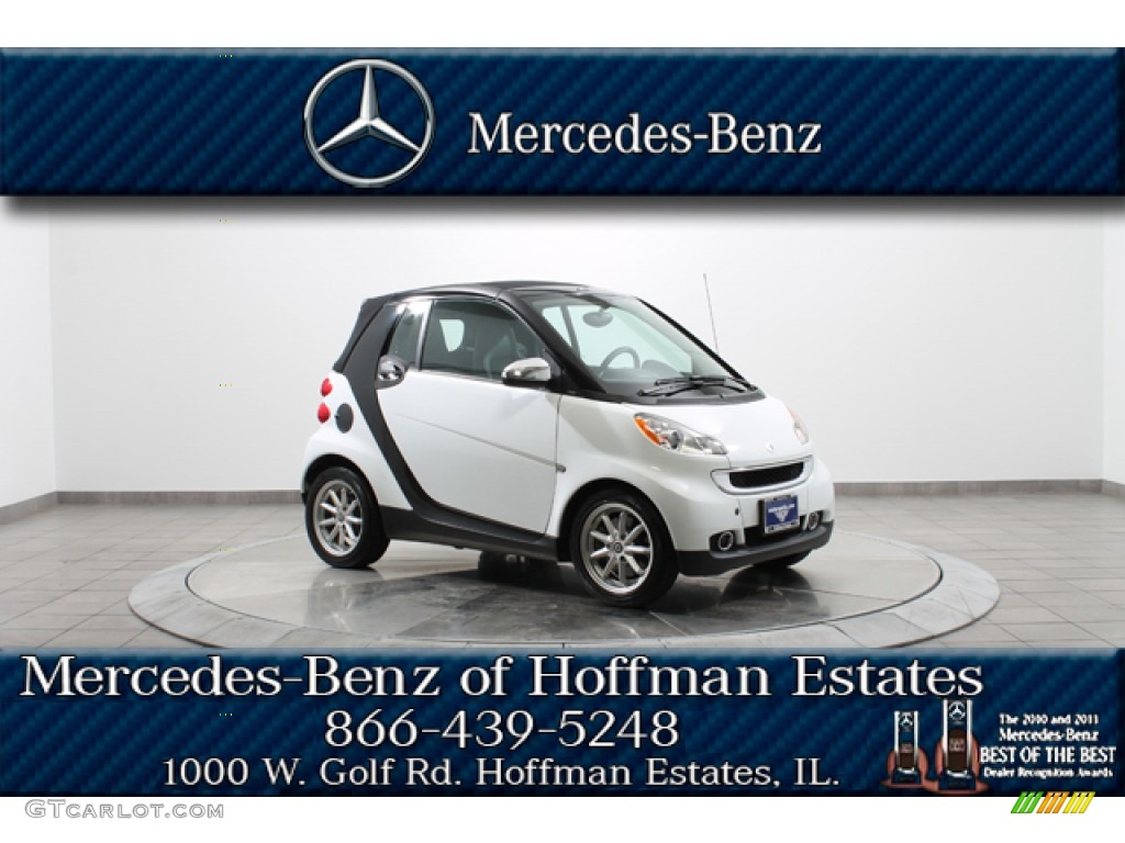 2010 fortwo passion cabriolet - Crystal White / design Black photo #1